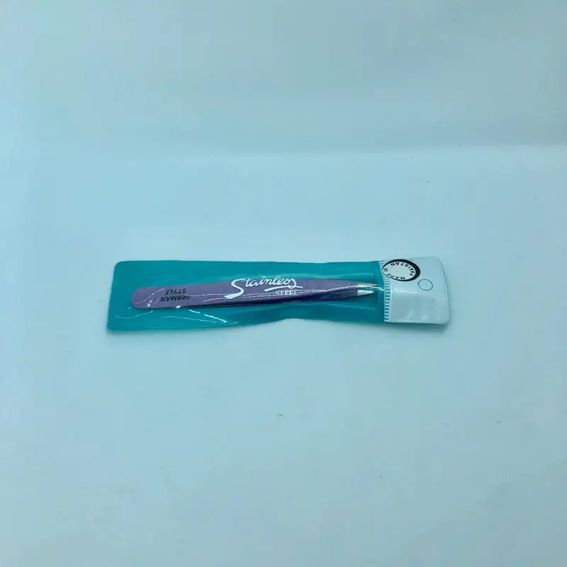 Stainless Tweezer - Pointy Regular Purple 1