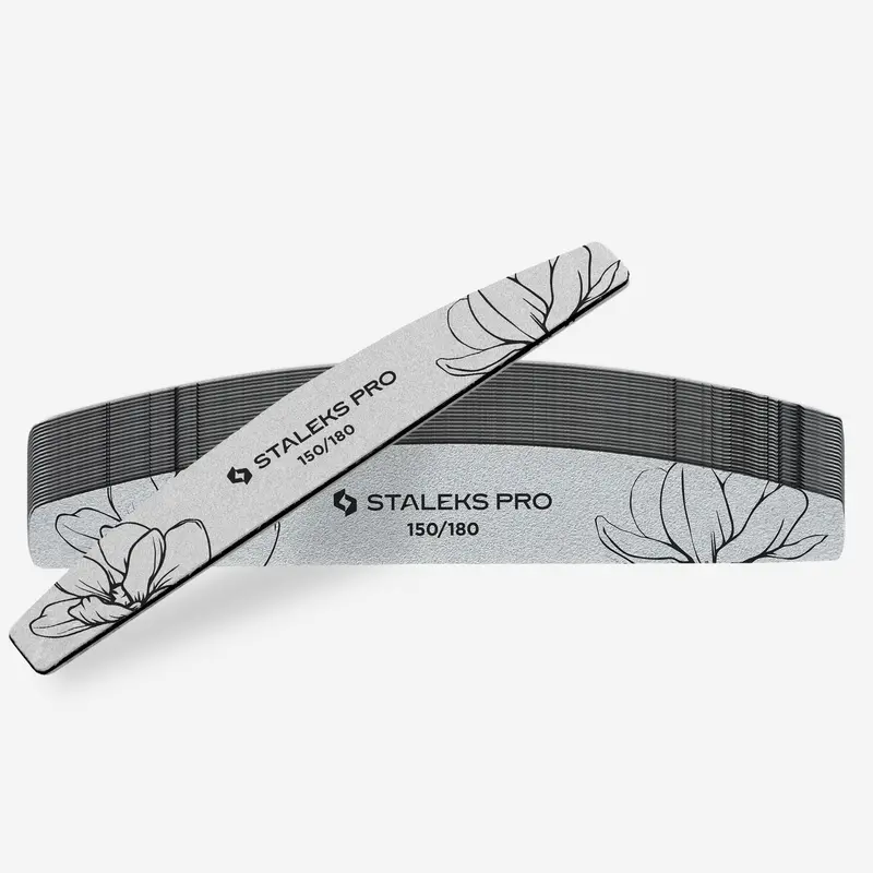Staleks Nail File Crescent Half-Moon 150/180 Grit (Pack/25 Pcs) 1