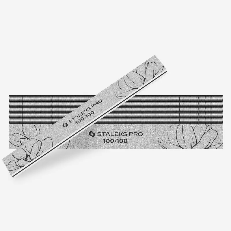 Staleks Nail File Straight Jumbo 100/100 Grit (25 Pcs) 1