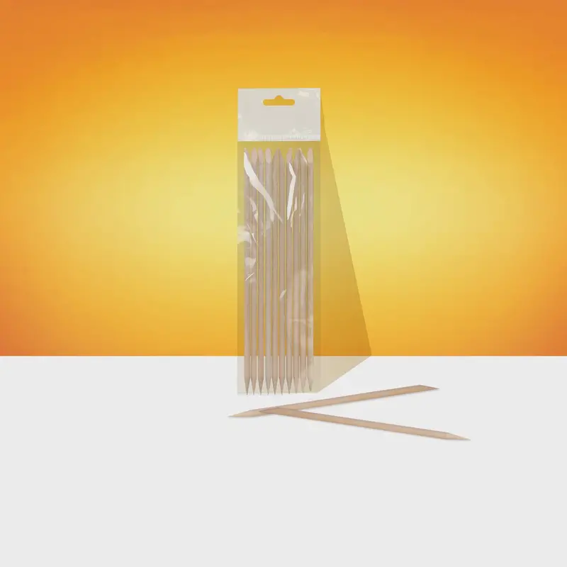 Staleks Wooden Orange Stick Long/150 Mm (10 Pcs) 1