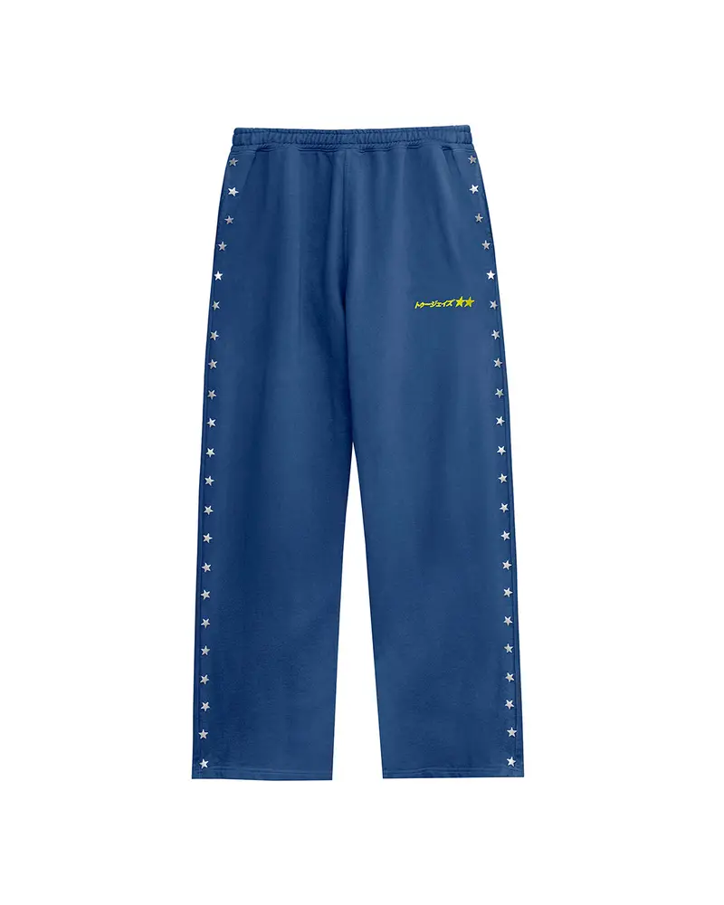 Stars Studded Navy Sweatpants 1