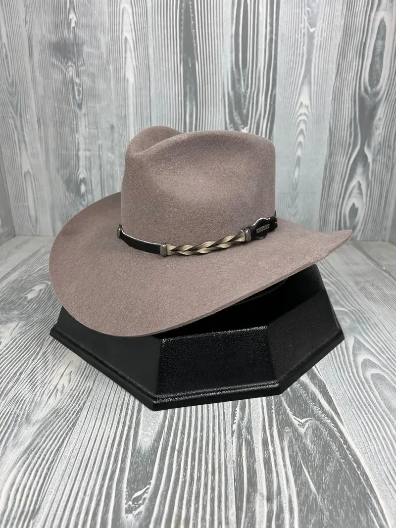 Stetson Drifter 4X Buffalo Fur Felt Hat - Stone 1