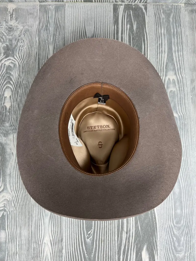 Stetson Drifter 4X Buffalo Fur Felt Hat - Stone 2