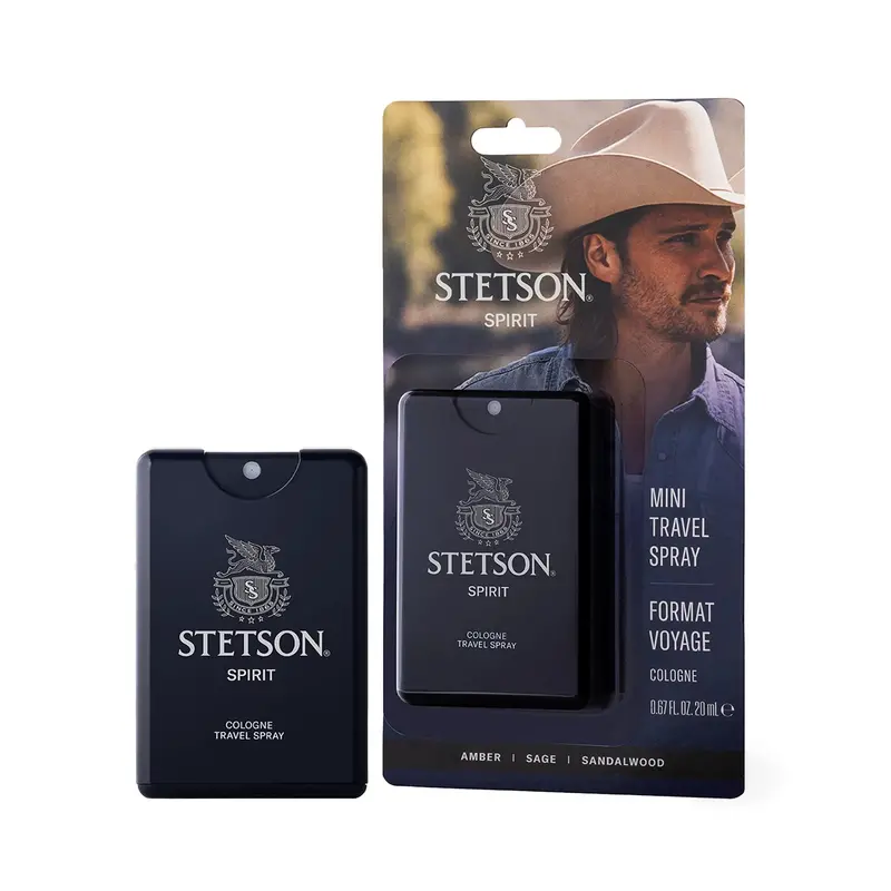 Stetson Spirit Mini Travel Spray Cologne 0.68Oz 1