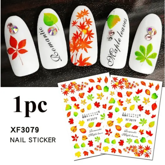 Sticker Leaf & Flower 1