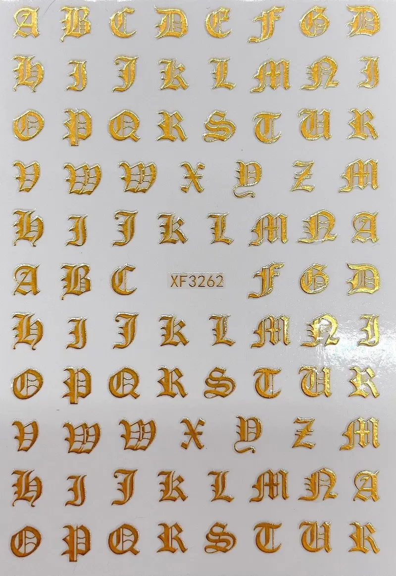 Sticker Letter & Number 1