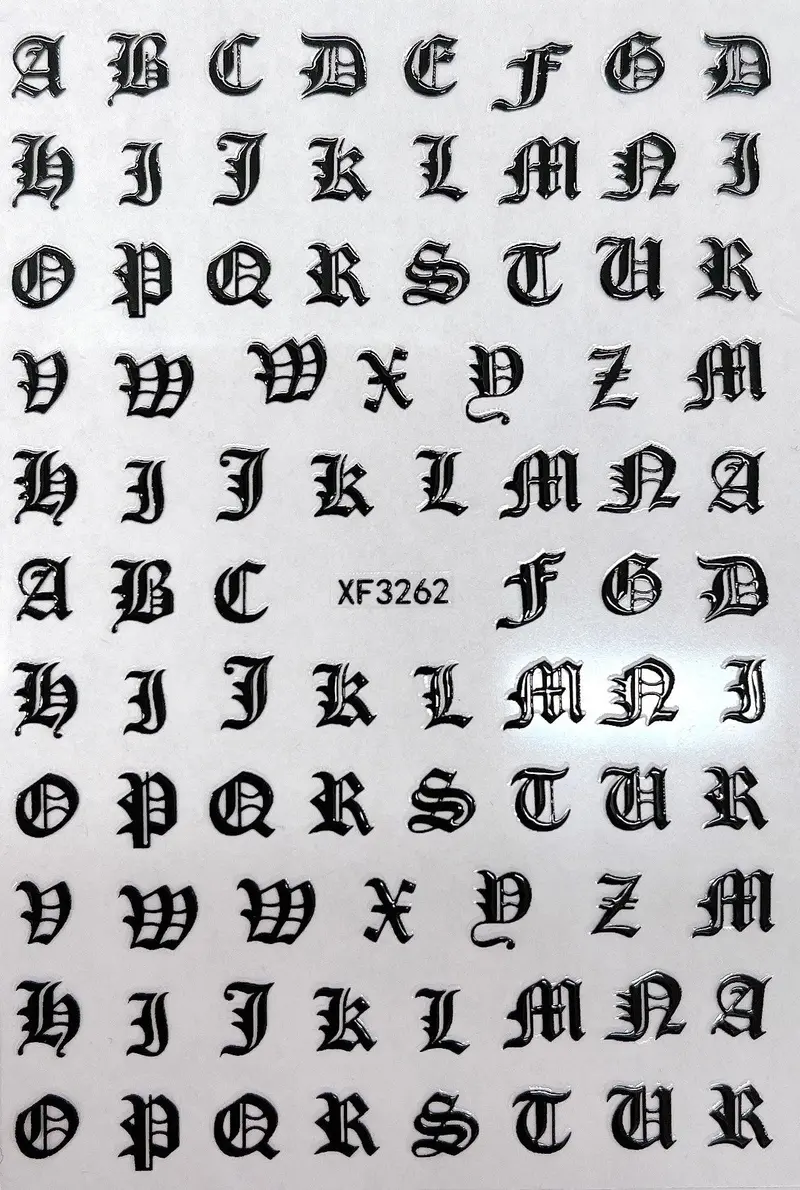 Sticker Letter & Number 4