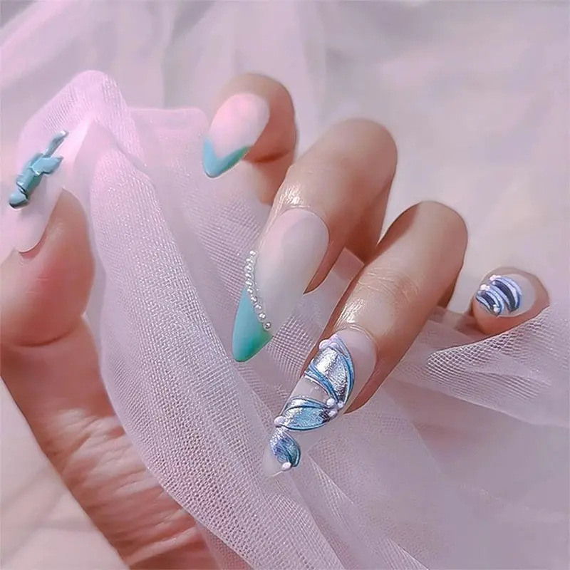 Sticker Unique Japanese Pearl Ribbon 1