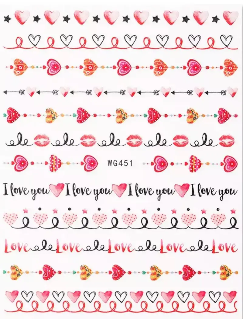 Sticker Valentine & Heart 1