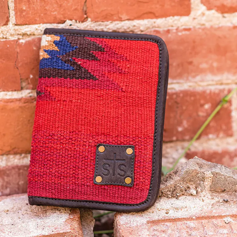 Sts Ranchwear Crimson Sun Magnetic Wallet - Sts31501 1