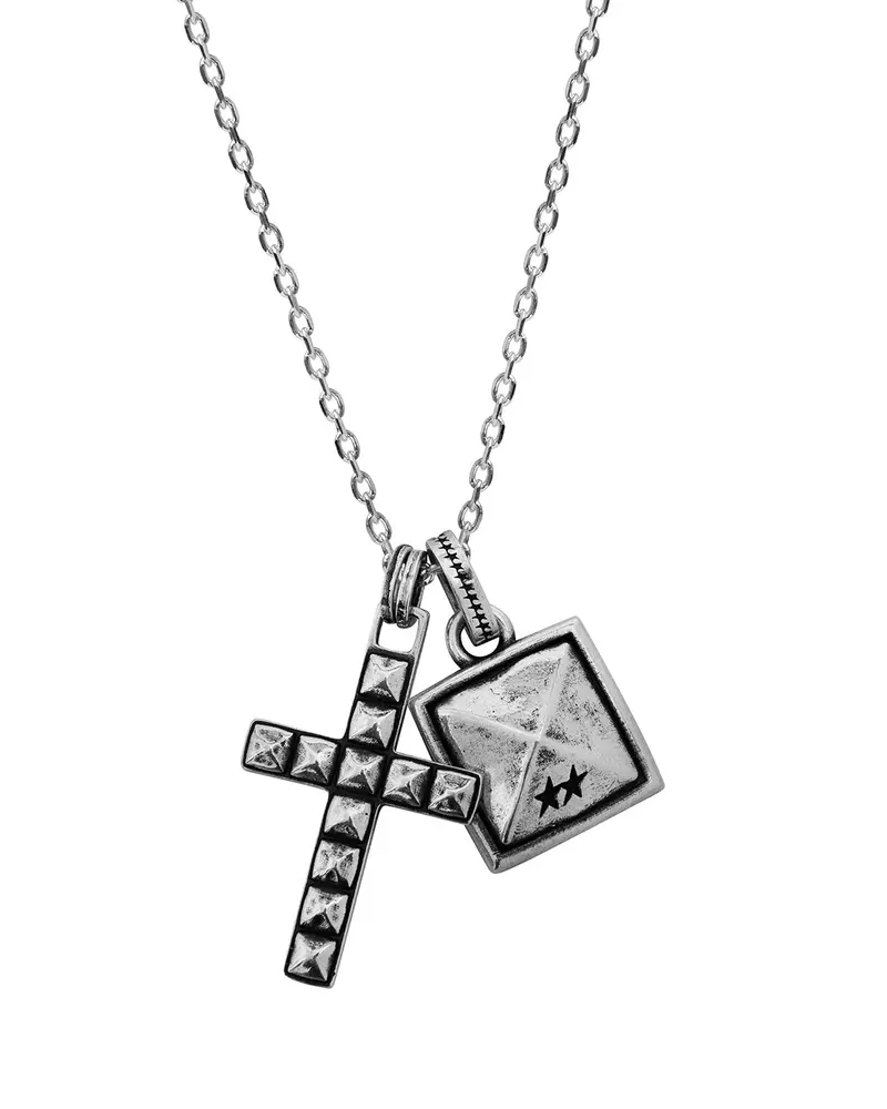 Studded Cross Necklace 1