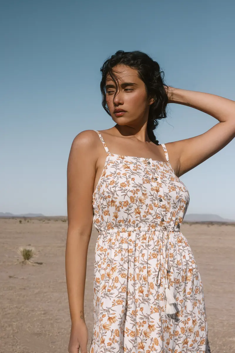 Sugarland Printed High-Low Maxi Dress 1