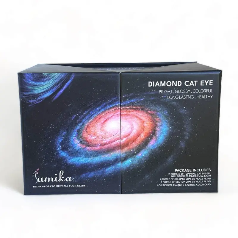 Sumika Diamond Cateye Set 12 Color 1 Base 1 Top 1 Magnets 1
