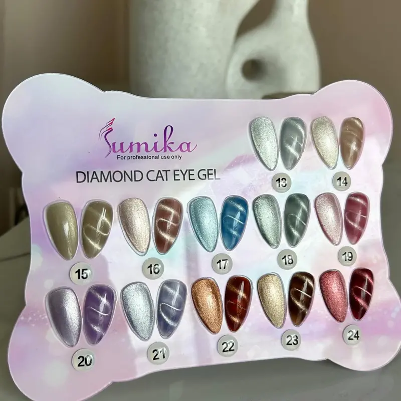 Sumika Diamond Cateye V2.0 Set 12 Color 1 Base 1 Top 1 Magnets 1