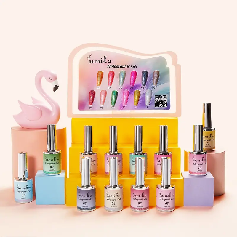 Sumika Holographic Gel (Set 12 Pcs) 1
