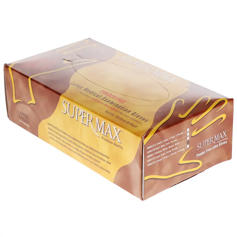 Super Max Latex Gloves Powder Free 1