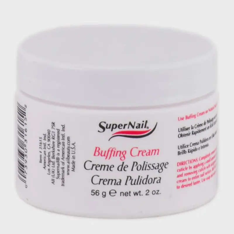 Super Nail Buffing Cream & Chamois Buffer 1