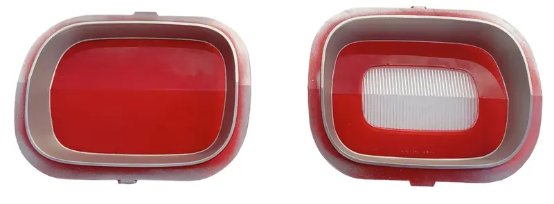Tail Light Lens, Driver's Side, Set Of 2, 1973-74 Amc Javelin, Javelin Amx 1