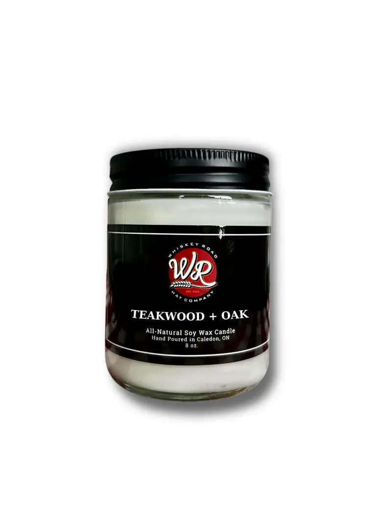 Teakwood & Oak Candle 1