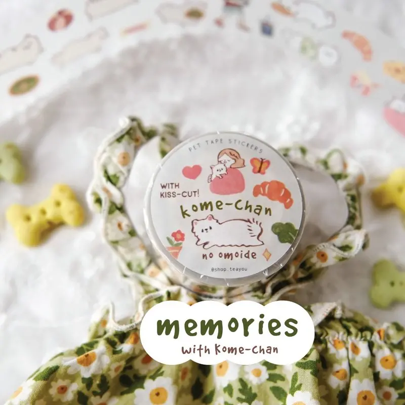 Teayou - Washi Tape - Kome-Chan (Matte Pet) 1