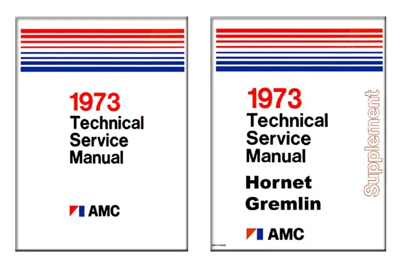 Technical Service Manual, Factory Authorized Reproduction, 1973 Amc - Drop Ships In Approximately 1-2 Weeks 1