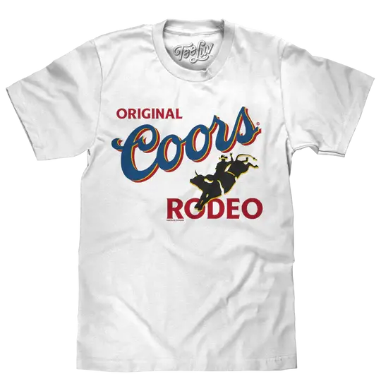 Tee Luv Coors Original Rodeo Beer T-Shirt - 72263 1