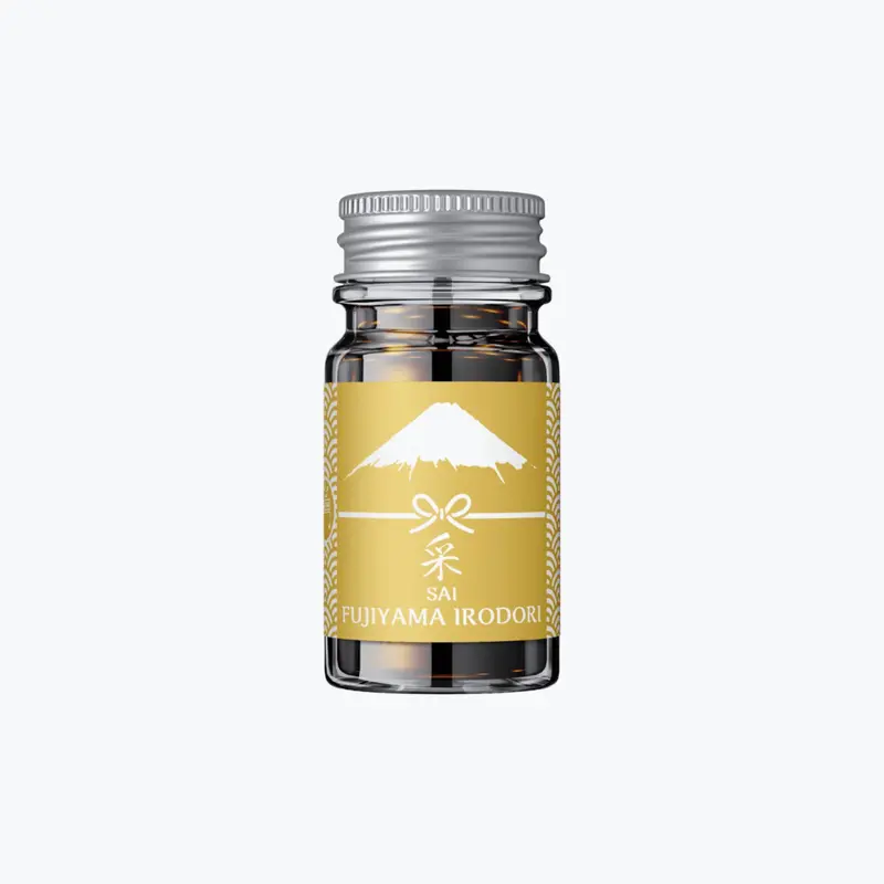 Teranishi - Fountain Pen Ink - Fujiyama Irodori - Sai Yellow 1