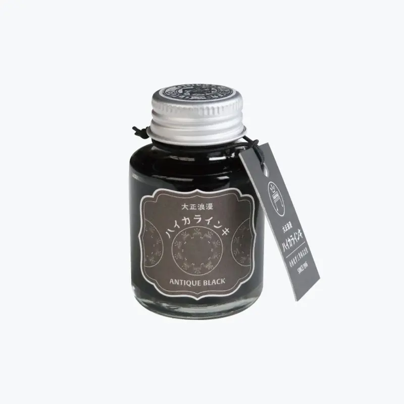 Teranishi - Fountain Pen Ink - Guitar Haikara - Antique Black 1