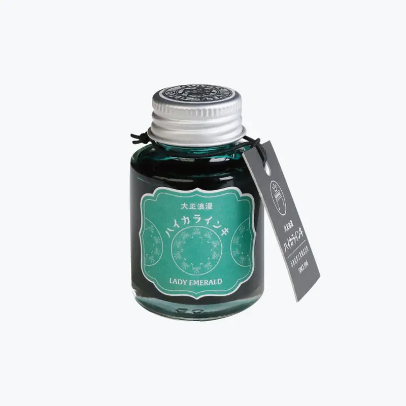 Teranishi - Fountain Pen Ink - Guitar Haikara - Lady Emerald 1