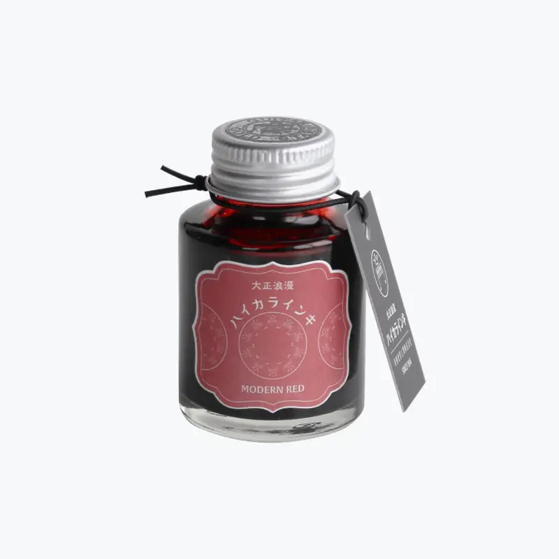 Teranishi - Fountain Pen Ink - Guitar Haikara - Modern Red 1