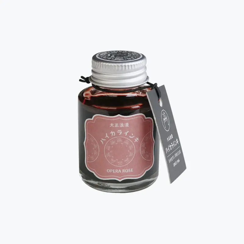 Teranishi - Fountain Pen Ink - Guitar Haikara - Opera Rose 1