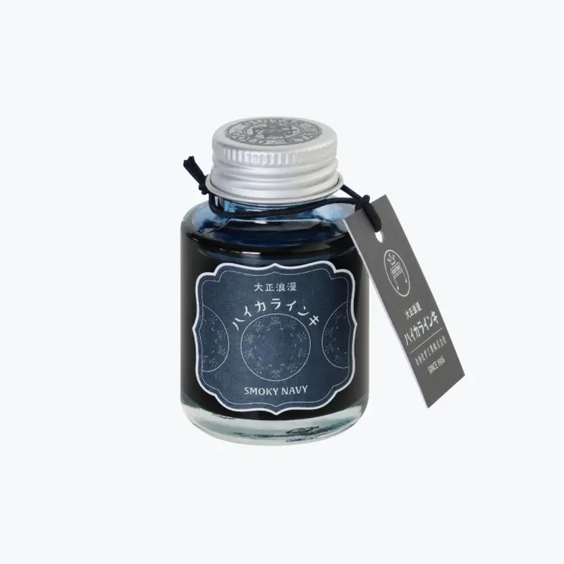 Teranishi - Fountain Pen Ink - Guitar Haikara - Smokey Navy 1