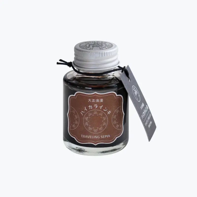 Teranishi - Fountain Pen Ink - Guitar Haikara - Traveling Sepia 1