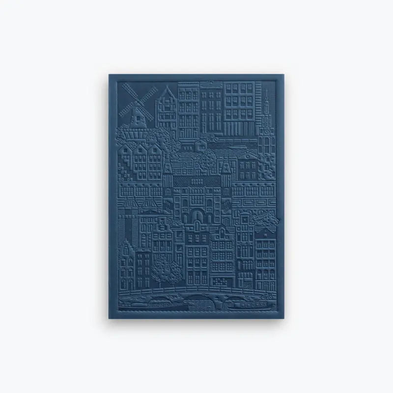 The City Works - Notebook - Amsterdam - B6 - Blue 1