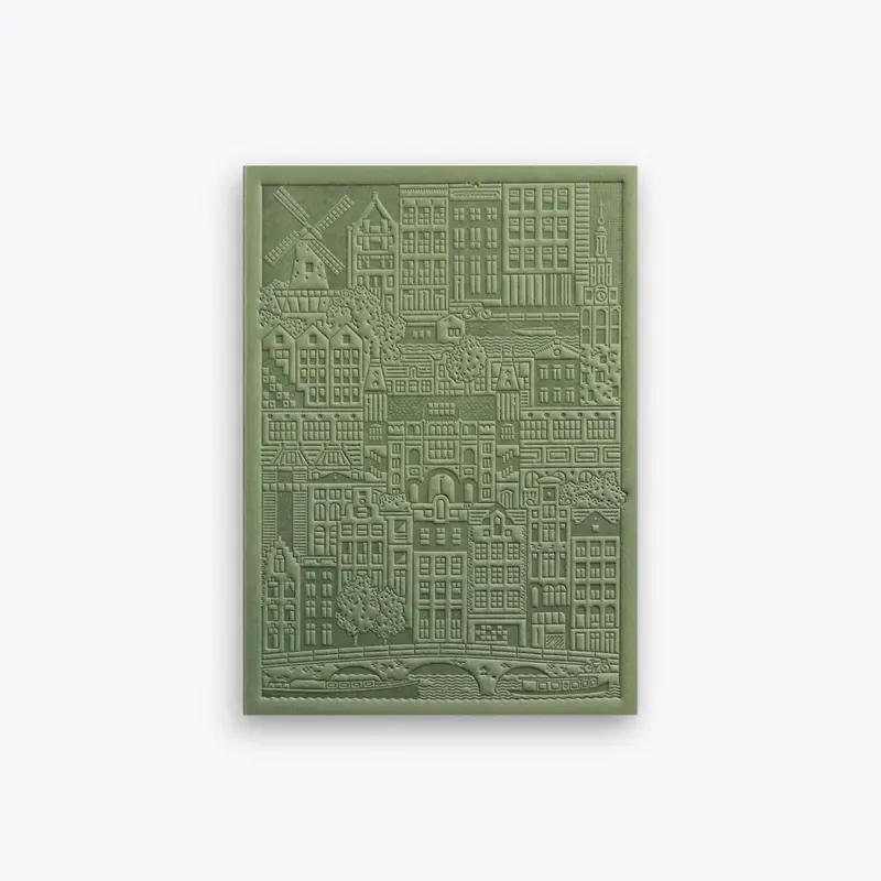 The City Works - Notebook - Amsterdam - B6 - Green 1