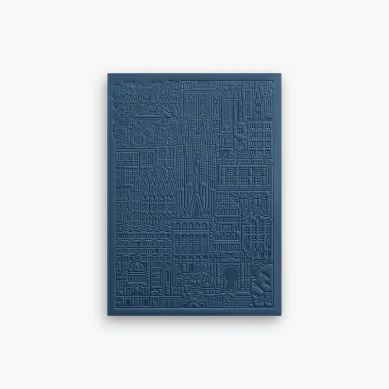 The City Works - Notebook - Barcelona - B6 - Blue 1