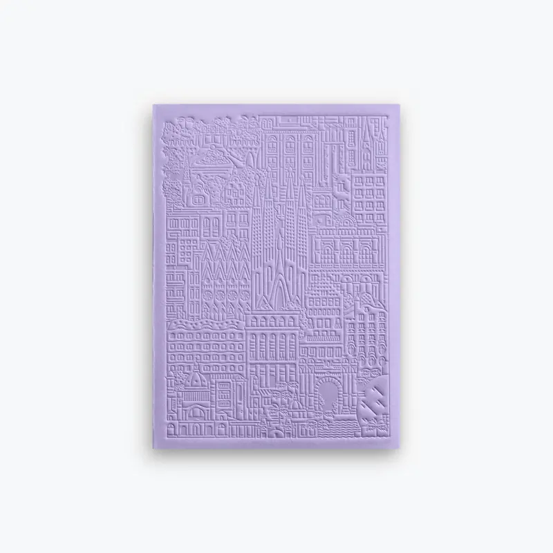 The City Works - Notebook - Barcelona - B6 - Lavender 1