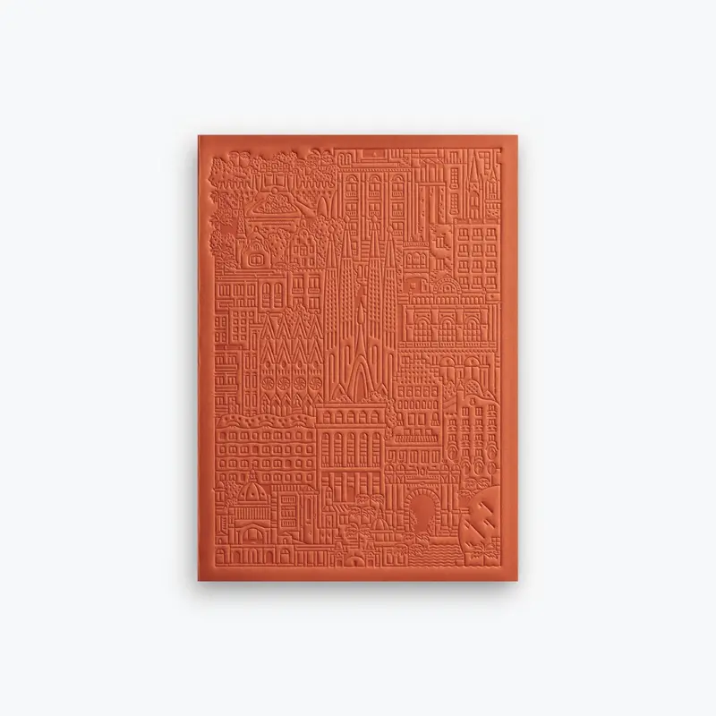 The City Works - Notebook - Barcelona - B6 - Rust 1