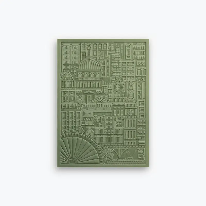 The City Works - Notebook - London - B6 - Green 1