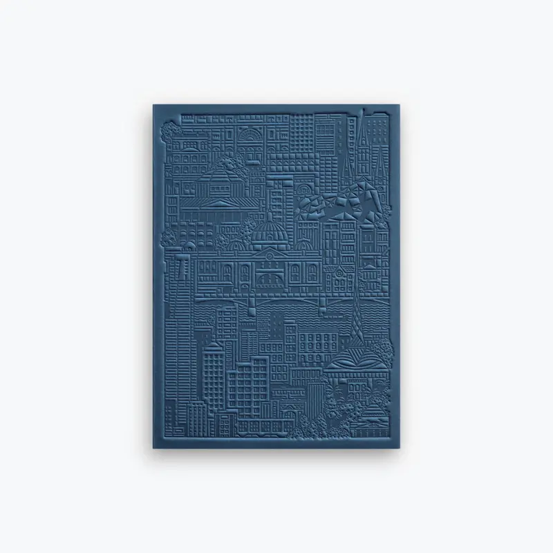The City Works - Notebook - Melbourne - B6 - Blue 1