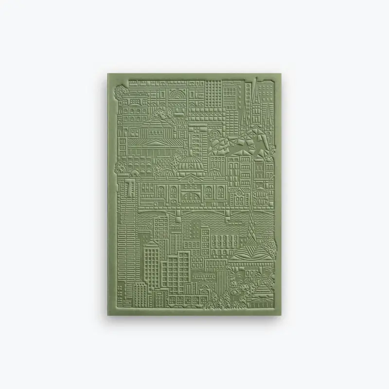 The City Works - Notebook - Melbourne - B6 - Green 1