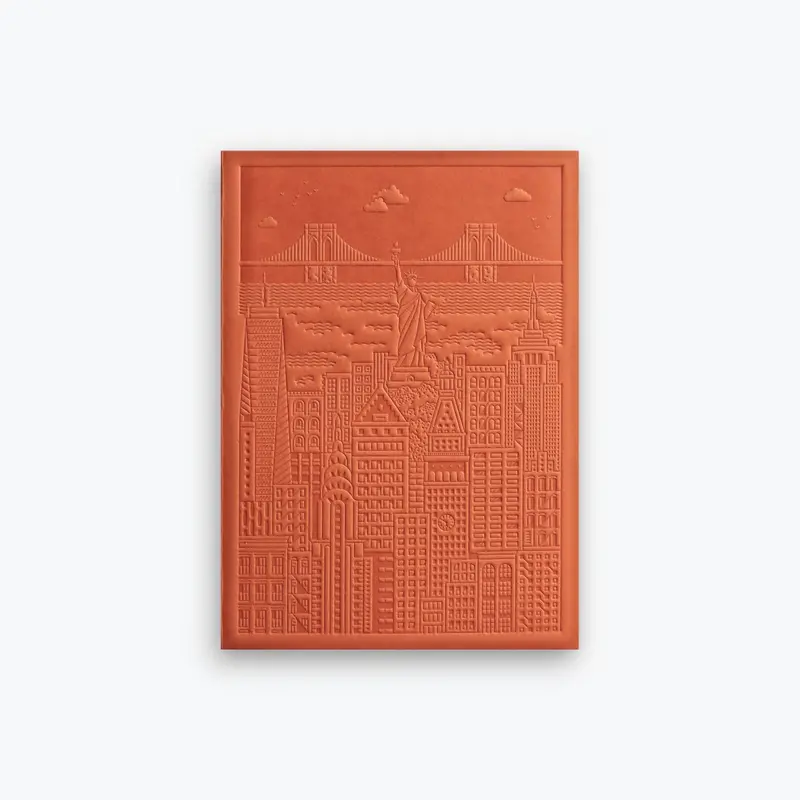 The City Works - Notebook - New York - B6 - Rust 1