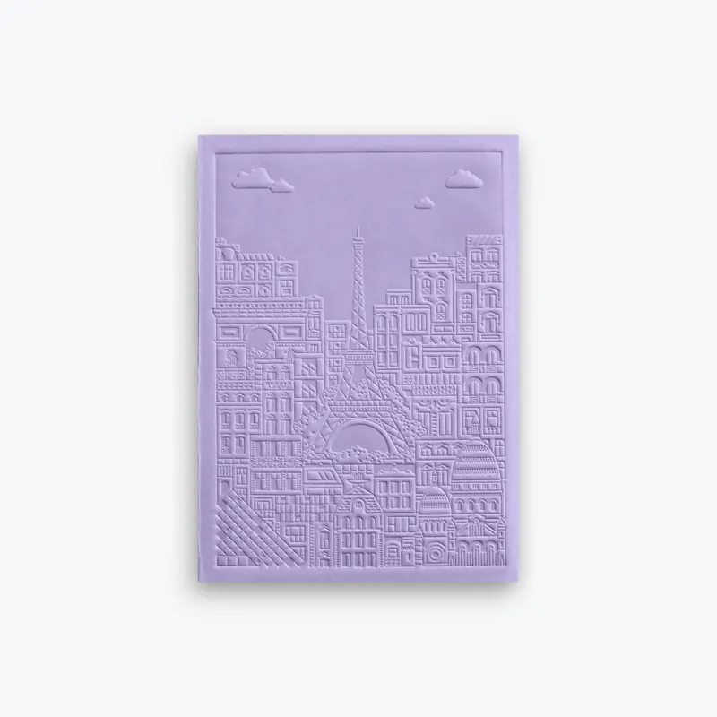 The City Works - Notebook - Paris - B6 - Lavender 1