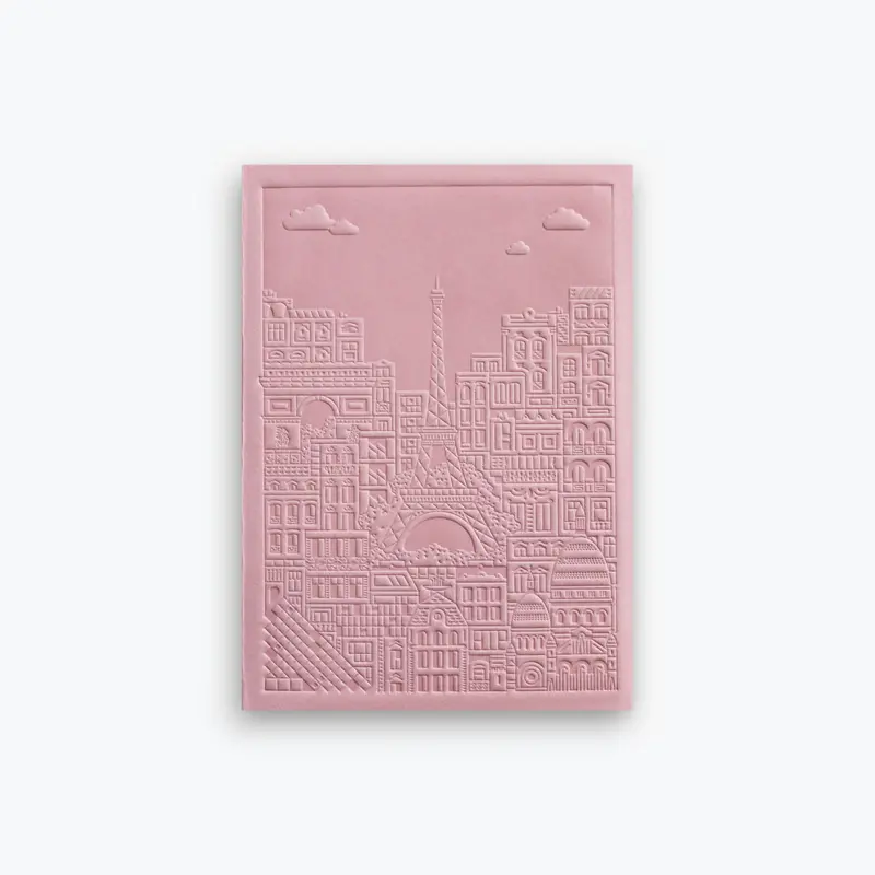 The City Works - Notebook - Paris - B6 - Pink <Outgoing> 1