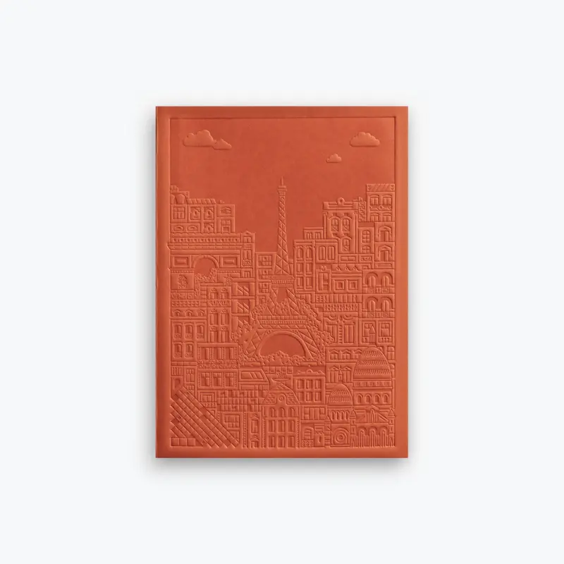 The City Works - Notebook - Paris - B6 - Rust 1