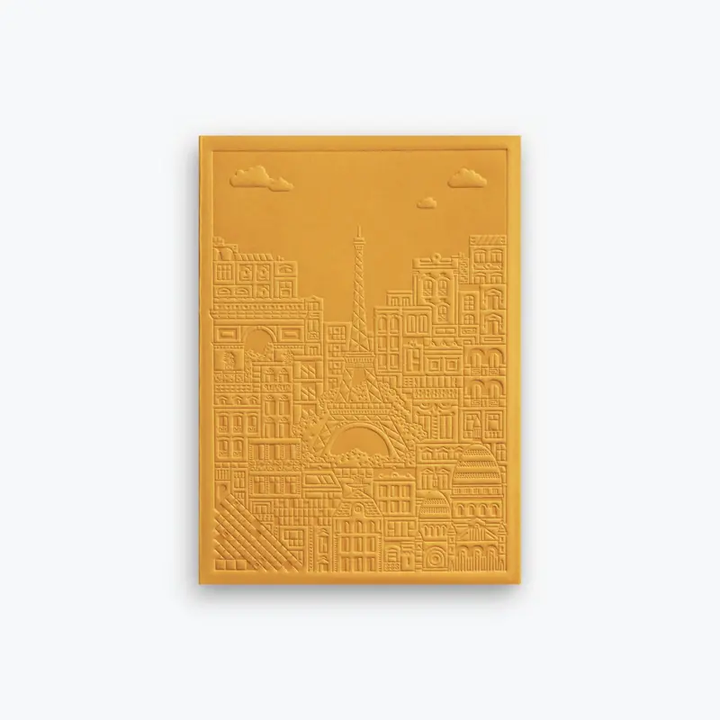 The City Works - Notebook - Paris - B6 - Yellow 1