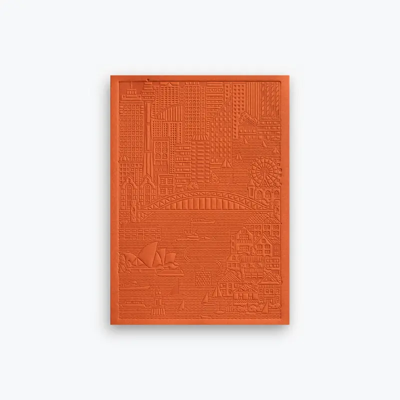 The City Works - Notebook - Sydney - B6 - Rust 1