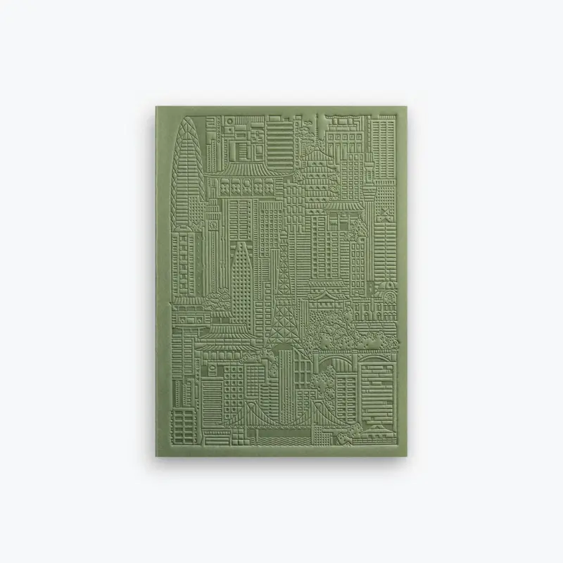 The City Works - Notebook - Tokyo - B6 - Green 1
