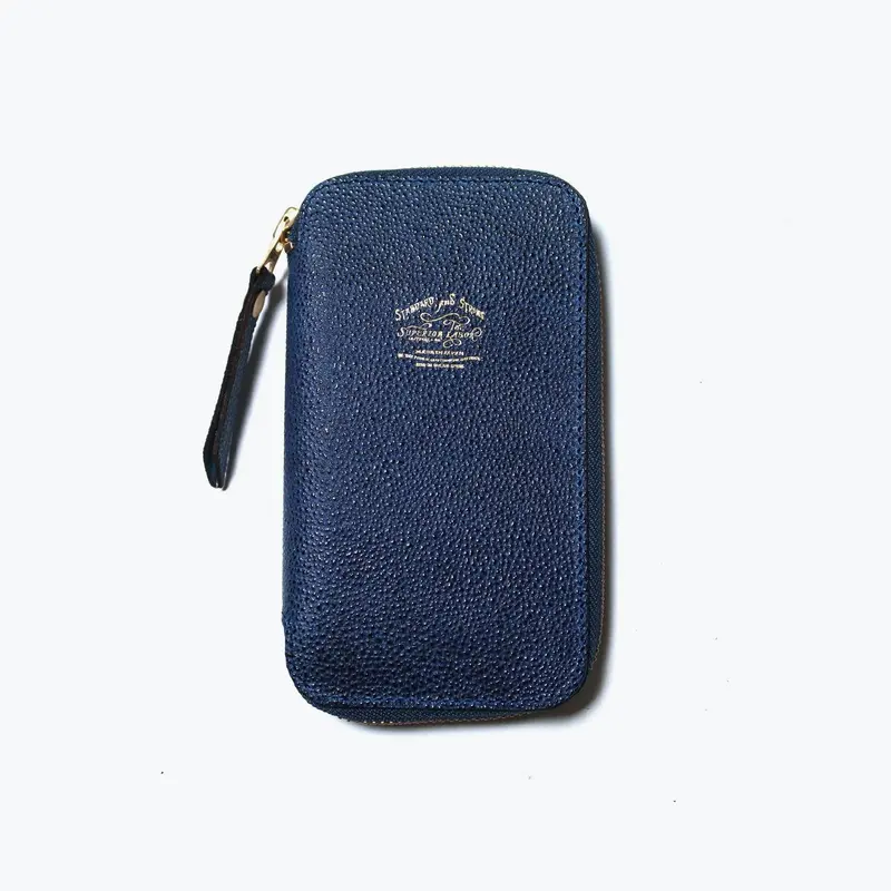 The Superior Labor - Pen Case - Leather - Kurozan - Indigo 1