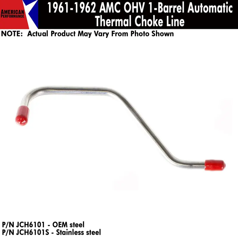 Thermal Choke Line, Ohv 1-Barrel Automatic, 1961-63 Rambler (Oe Steel Or Stainless) - Drop Ships In Approx. 4-6 Weeks 1